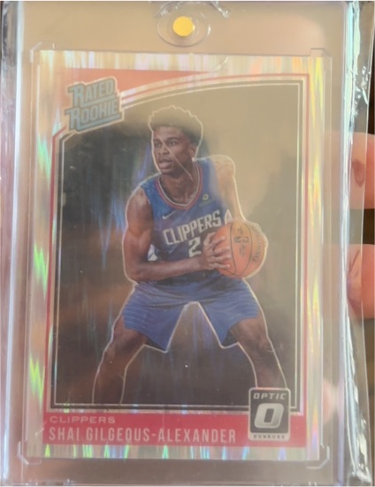 2018-19 Donruss Optic #162 Shai Gilgeous-Alexander — front