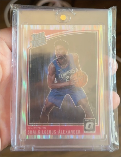 2018-19 Panini Donruss Optic #162 Shai Gilgeous-Alexander — front