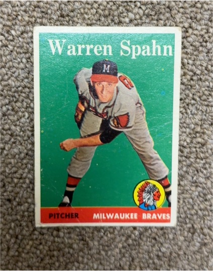 1958 Topps #270 Warren Spahn — front
