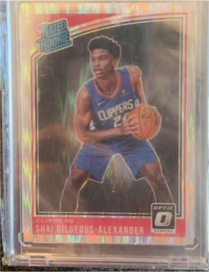 2018-19 Panini Donruss Optic #162 Shai Gilgeous-Alexander — front