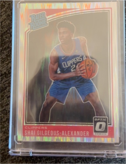 2018-19 Panini Donruss Optic #162 Shai Gilgeous-Alexander — front