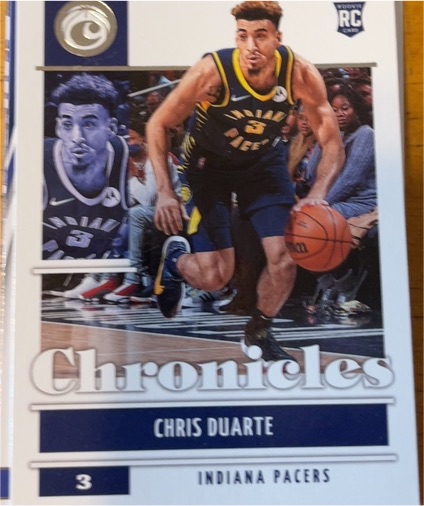 2021-22 Panini Chronicles #41 Chris Duarte — front