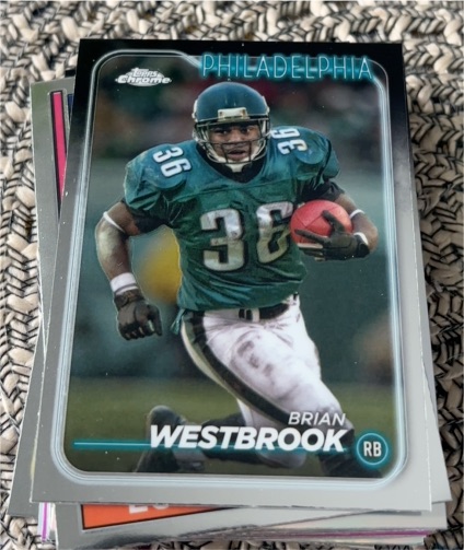 2024 Topps Chrome #156 Brian Westbrook — front
