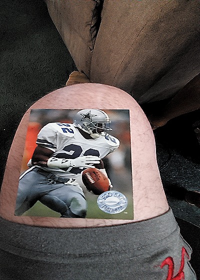 1991 Pro Set Platinum #25 Emmitt Smith — front