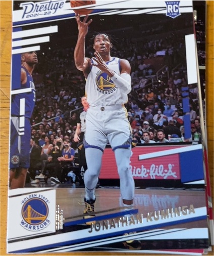 2021-22 Panini Chronicles Prestige #55 Jonathan Kuminga — front