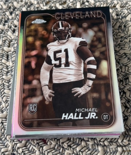 2024 Topps Chrome #268 Michael Hall Jr. — front