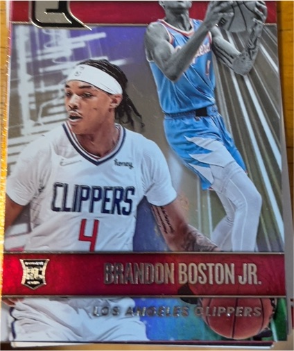 2021-22 Panini Chronicles #325 Brandon Boston Jr. — front