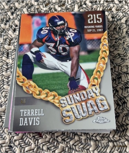 2024 Topps Chrome #SS-22 Terrell Davis Sunday Swag — front