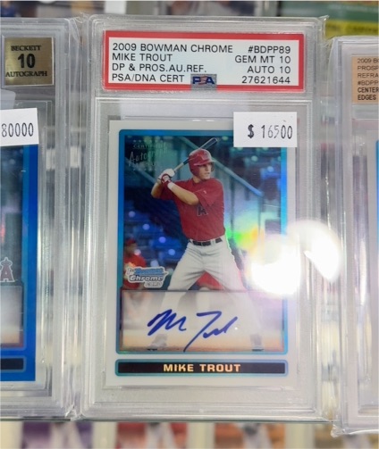2009 Bowman Chrome #BDPP89 Mike Trout — front