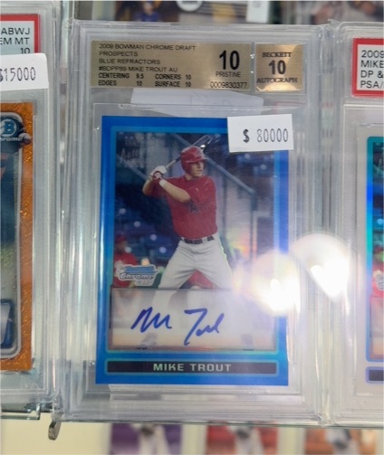 2009 Bowman Chrome Draft Prospects #BDPP89 Mike Trout — front