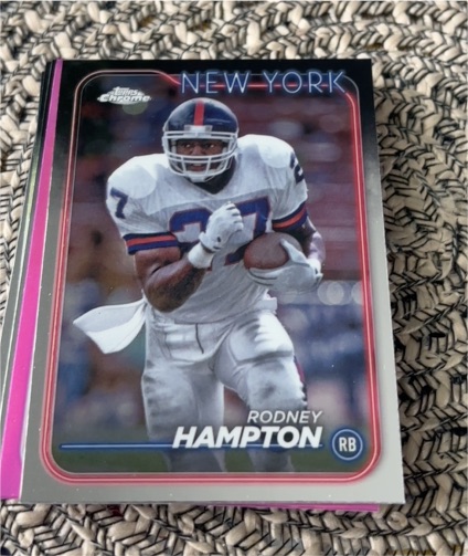 2024 Topps Chrome #144 Rodney Hampton — front