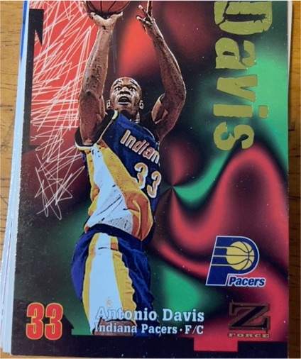 1997-98 SkyBox Z-Force #106 Antonio Davis — front