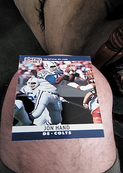 1990 Pro Set #132 Jon Hand — front