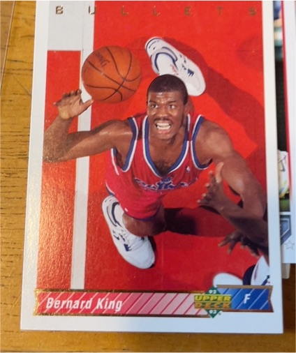 1992 Upper Deck #286 Bernard King — front