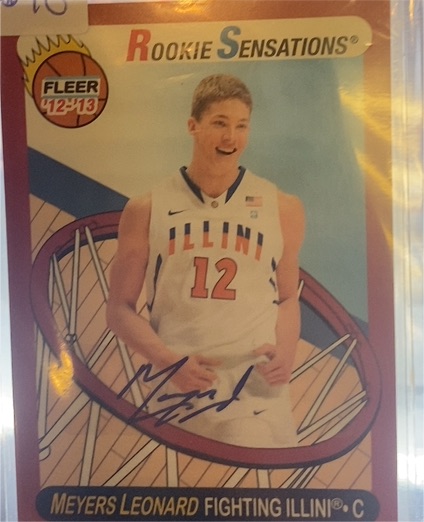 2012-13 Fleer Retro Rookie Sensations #51 Meyers Leonard — front