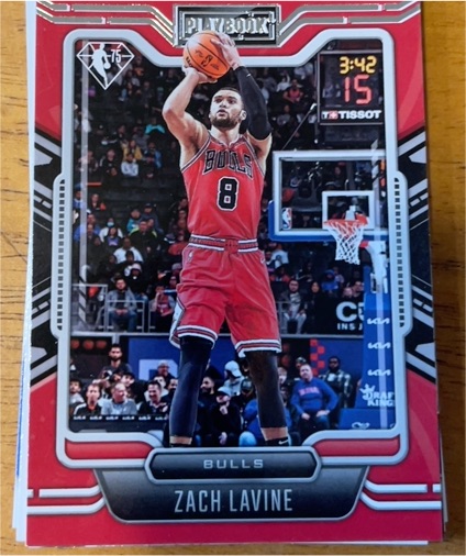 2021-22 Panini Chronicles Playbook #281 Zach LaVine — front