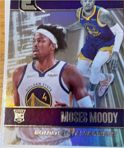 2021-22 Panini Chronicles #319 Moses Moody — front