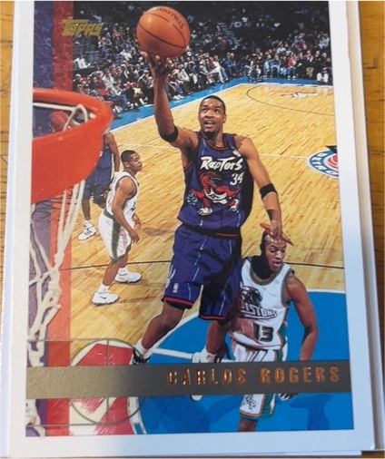 1997-98 Topps #127 Carlos Rogers — front