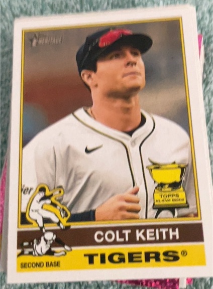 2025 Topps Heritage #255 Colt Keith — front