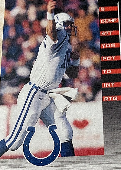 1999 Collector's Edge Fury #89 Peyton Manning — back