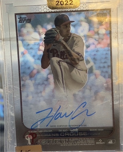 2022 Topps Chrome #RA-HC Hans Crouse — front