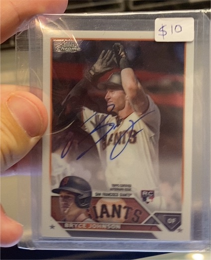 2023 Topps Chrome #RA-BJ Bryce Johnson — front