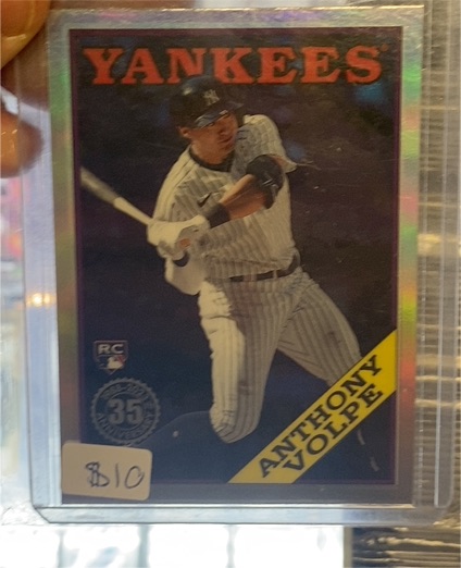 2023 Topps Chrome Update #88CU-17 Anthony Volpe — front