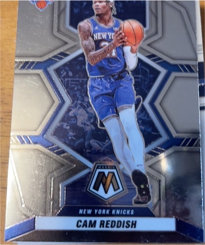 2021-22 Panini Mosaic #130 Cam Reddish — front