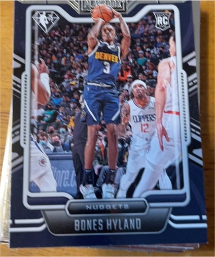 2021-22 Panini Chronicles Playbook #291 Bones Hyland — front