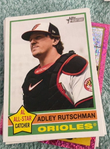 2025 Topps Heritage #294 Adley Rutschman — front