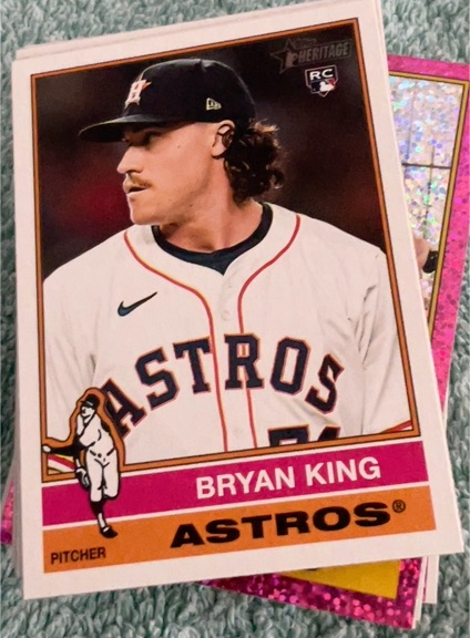 2025 Topps Heritage #208 Bryan King — front