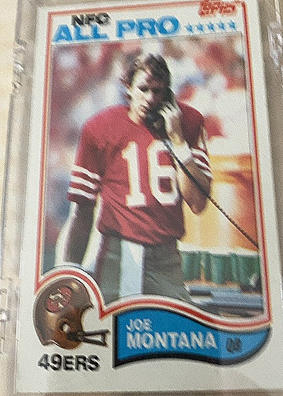 1982 Topps #488 Joe Montana — front
