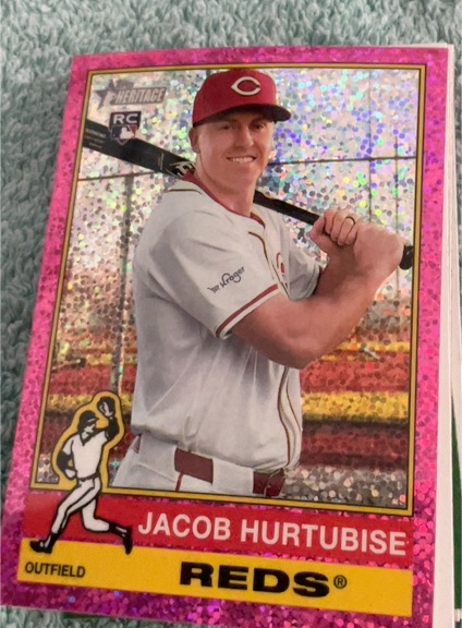 2025 Topps Heritage #124 Jacob Hurtubise — front