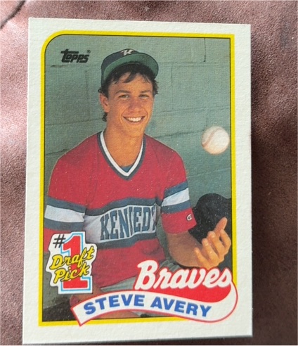 1989 Topps #784 Steve Avery — front