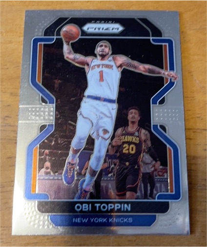 2021-22 Panini Prizm #141 Obi Toppin — front