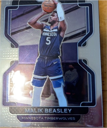 2021-22 Panini Prizm #98 Malik Beasley — front