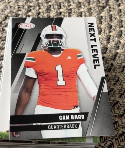 2025 Sage High Series Next Level #104 Cam Ward — front