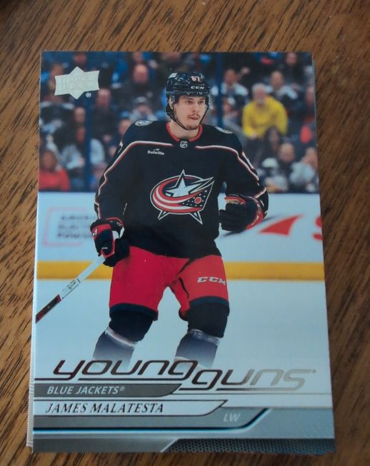2024-25 Upper Deck #219 James Malatesta — front