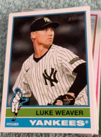 2025 Topps Heritage #50 Luke Weaver — front