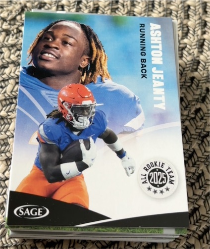 2025 Sage High Series #162 Ashton Jeanty All Rookie Team — front