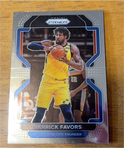 2021-22 Panini Prizm #124 Derrick Favors — front