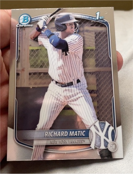 2025 Bowman Chrome Prospects #BCP-71 Richard Matic — front
