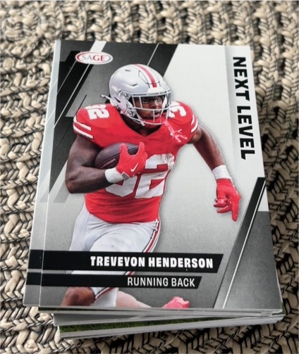 2025 Sage High Series #114 Treveyon Henderson — front
