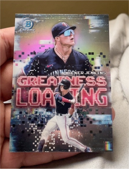 2025 Bowman Chrome #GL-24 Walker Jenkins — front
