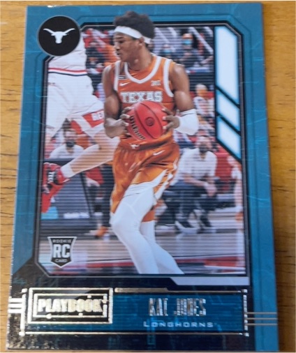 2021 Panini Chronicles Draft Picks Playbook #329 Kai Jones — front