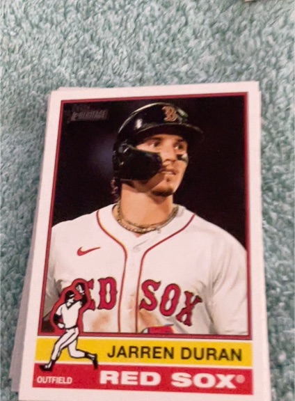 2025 Topps Heritage #220 Jarren Duran — front