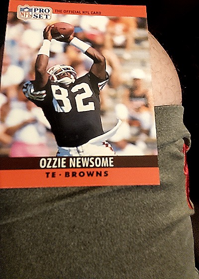 1990 Pro Set #75 Ozzie Newsome — front