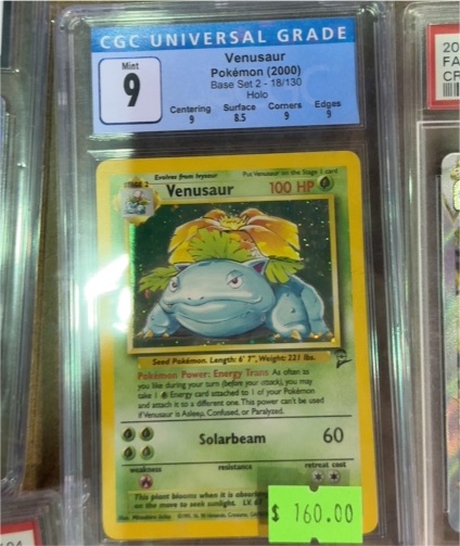 2000 Pokemon Base Set 2 #18 Venusaur Holo — front