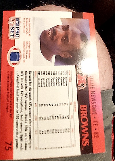 1990 Pro Set #75 Reggie Langhorne — front