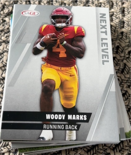 2025 Sage High Series #102 Woody Marks Next Level — front